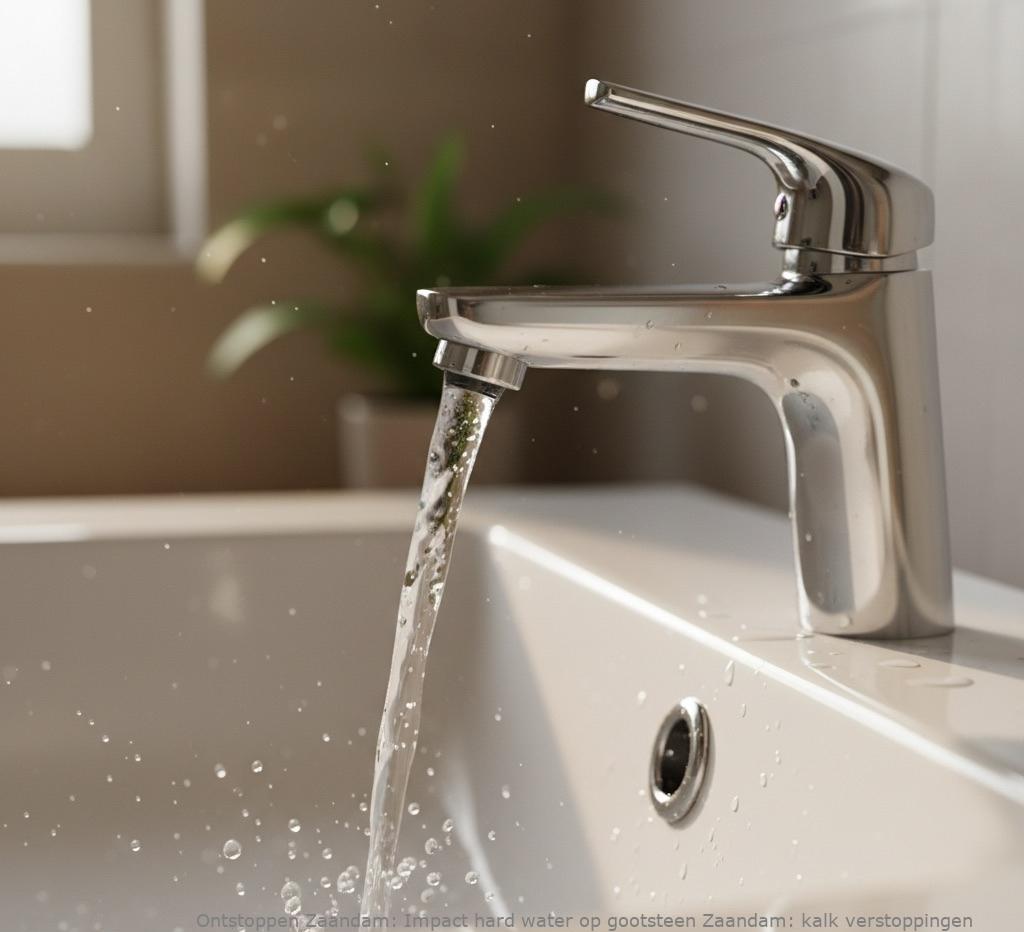 Impact hard water op gootsteen Zaandam: kalk verstoppingen
