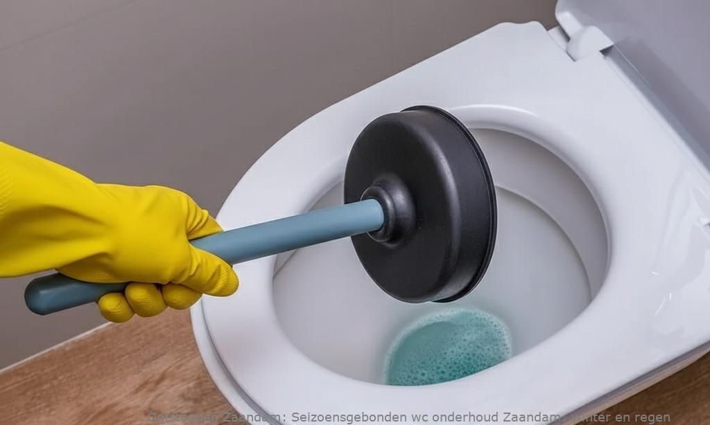 Seizoensgebonden wc onderhoud Zaandam: winter en regen
